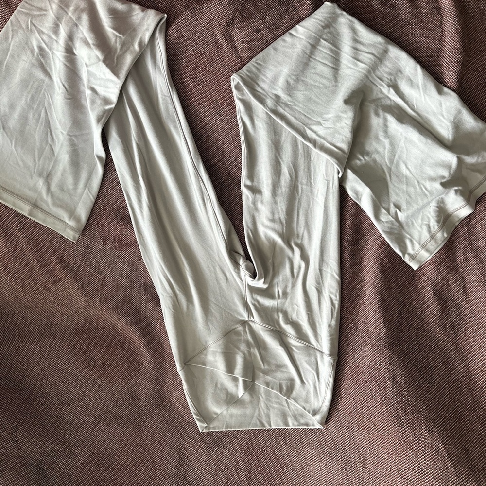 Aerie Offline flare pants, beige tan color